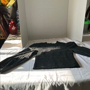 Elegant Black Long Sleeve Top